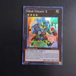 YuGiOh GEAR GIGANT X CT10EN017 Super Rare Limited Edition - Image 1