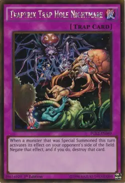 Yugioh! LP Traptrix Trap Hole Nightmare - PGL2-EN069 - Gold Rare - 1st Edition L - Image 1