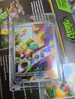 Pokemon TCG Bulbasaur Holo Card 143/142 Stellar Crown Illustration Rare Full Art - Image 4