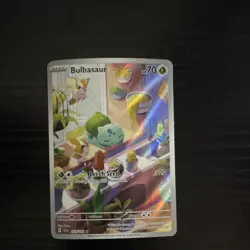 Pokemon Bulbasaur 143/142 Sv07: Stellar Crown Illustration Rare Holo Basic 70HP - Image 1