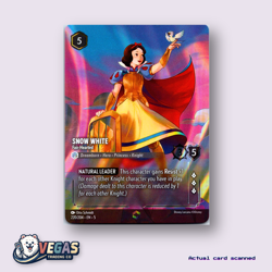 Snow White Fair-Hearted 220/204 Enchanted Holofoil NM Disney Lorcana - Image 1