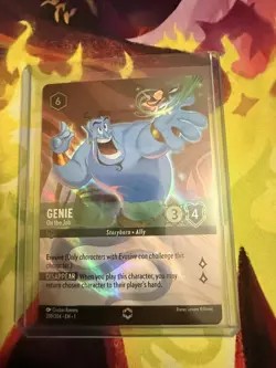 2023 Disney Lorcana The First Chapter ENCHANTED Genie - On The Job #209 - Image 1