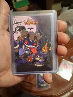 Pokemon 2025 Card Database Set Halloween Gengar Cracked Ice Holo card - Image 1