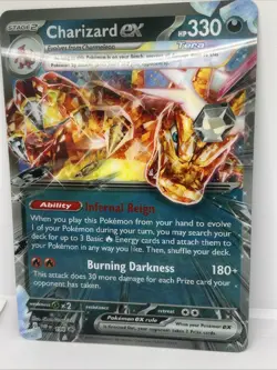 Charizard ex 196 Sv: Scarlet & Violet Jumbo Promo Card Holo - Image 1