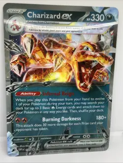 Charizard ex 196 Sv: Scarlet & Violet Jumbo Promo Card Holo - Image 2