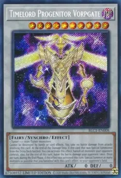 Yugioh! LP Timelord Progenitor Vorpgate - BLC1-EN008 - Secret Rare - Limited Edi - Image 1