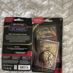 Pokemon TCG Phantasmal Flames Blister & Coin Pack Cottonee Promo Card - Sealed - Image 3