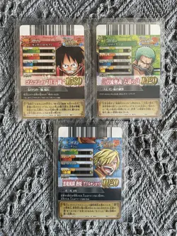 2011 One Piece Card Onepy Berry Match IC Promo Gold Luffy Zoro Sanji IC-S01 PR - Image 3