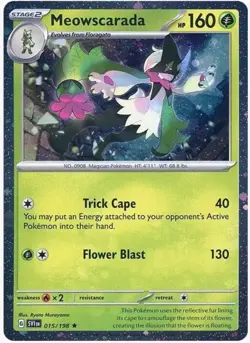 Meowscarada - (Cosmos Holo) Holo Rare Miscellaneous Cards & Products 015/198 NM - Image 1