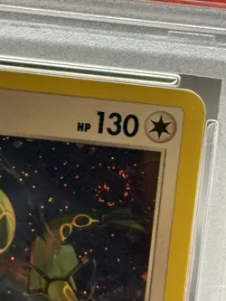 2024 Pokemon Rayquaza SWSH029 Black Star Promo Holo Card Cosmos PSA 10 - Image 3