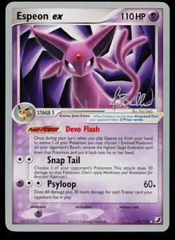 Pokemon Card - Espeon ex World Championship Decks 102/115 Rare - Image 1