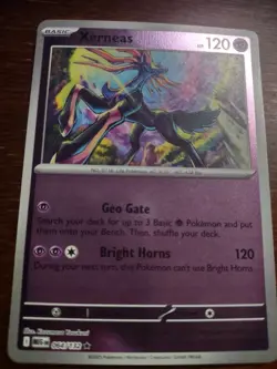 Xerneas 064/132 Me01: Mega Evolution Reverse Holo pokemon card - Image 1