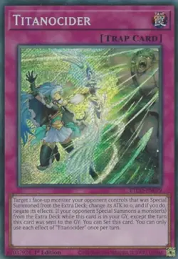 Yugioh! LP Titanocider - ETCO-EN079 - Secret Rare - 1st Edition Lightly Played, - Image 1