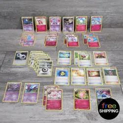 (LOT of 35) Pokemon CARDs Played VERY GOOD Condition (6) HOLO CARDS - Image 1