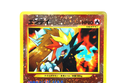 Pokemon Card Entei LV.37 Japanese Neo Premium File Holo 1999 Vintage Rare - Image 4