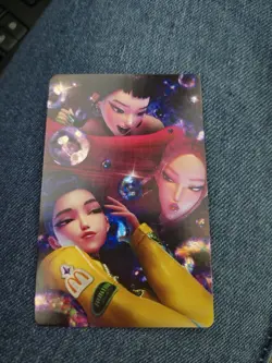 McDonald’s K-pop Demon Hunters Rumi Zoey Mira Card Sparkle - Image 1