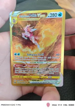 Pokemon Origin Forme Palkia VSTAR Secret Rare GG67/GG70 Holo Crown Zenith Card - Image 3