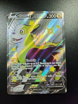 Boltund V SWSH085 SWSH: Sword/Shield Promo Holo Pack Fresh Mint Pokemon Card - Image 1