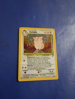 ✨ Clefable 5/130 Base Set 2 Holo Vintage Pokemon Card ✨ - Image 1