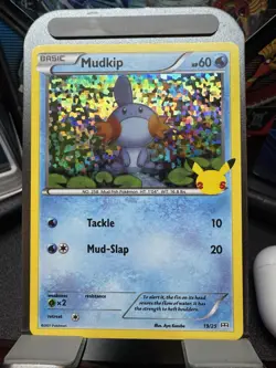 Pokemon TCG McDonald's 25th Anniversary Celebrations Mudkip Holo Card 19/25 NM - Image 1