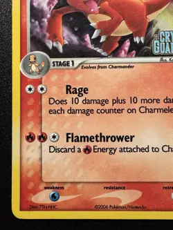 Charmeleon 29/100 EX Crystal Guardians Pokemon Card Reverse Holo Foil Rare MP - Image 5
