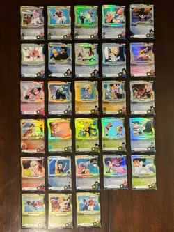 Limited Fusion HOLO FOIL Rare Dragon Ball Z Score Cards LOT DBZ CCG TCG - Image 1