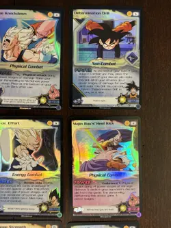 Limited Fusion HOLO FOIL Rare Dragon Ball Z Score Cards LOT DBZ CCG TCG - Image 3