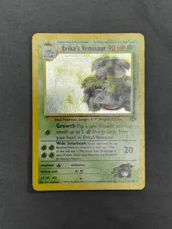 Vintage Pokemon Erika's Venusaur Gym Heroes Holo Rare 4/132 WOTC Card English - Image 1