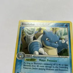 Pokemon TCG Blastoise 14/100 EX Crystal Guardians 2006 Reverse Holo Rare Card - Image 3