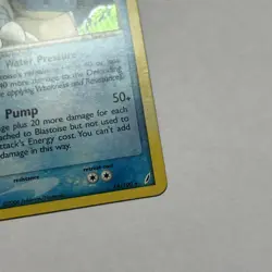 Pokemon TCG Blastoise 14/100 EX Crystal Guardians 2006 Reverse Holo Rare Card - Image 5