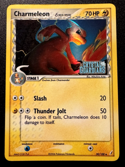Charmeleon 30/100 EX Crystal Guardians Pokemon Card Reverse Holo Foil Rare MP - Image 1