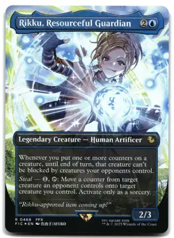 Rikku, Resourceful Guardian Borderless Chocobo Track Foil #468 FINAL FANTASY MTG - Image 1