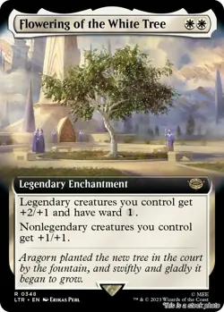 Flowering of the White Tree (Extended Art) [LTR - 348] - NM [] TCG MTG - Image 1