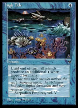 MTG - High Tide (Weber) Fallen Empires # - Lightly played - Image 1