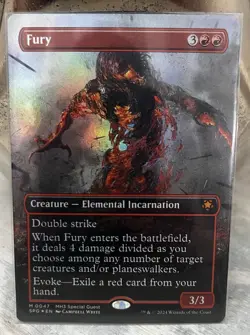 Magic: The Gathering Fury Special Guests Mythic Borderless Foil 047 MTG NM - Image 1