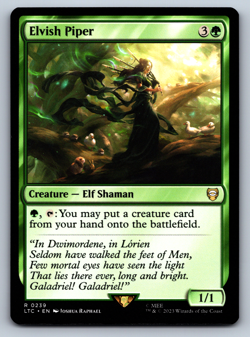 Elvish Piper - Lord of the Rings Commander - MTG - Image 1