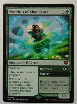 Emeritus of Abundance *Mythic Rare* Magic MtG x1 Secrets of Strixhaven - Image 1