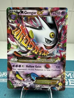 Pokemon Card M Gengar EX XY166 Promo Ultra Rare Holo 2016 - Image 2