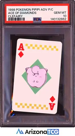 Pokemon 1998 Clefairy Ace Of Diamonds PiPiPi Adventure GEM MINT PSA 10 - Image 1