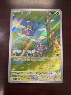Pokemon Card - Tangela Scarlet & Violet 151 Holo Illustration Rare 178/165 NM+ - Image 1