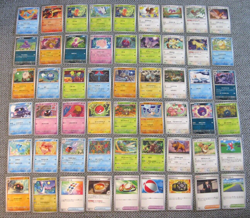 2023 JAPANESE POKEMON 54-CARD C/U LOT Scarlet & Violet Strength Exp. Pack 151 MT - Image 1