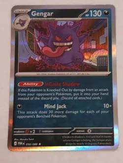 Pokemon Gengar Sv: Scarlet & Violet 151 094/165 Rare Holo Stage 2 130 HP - Image 2