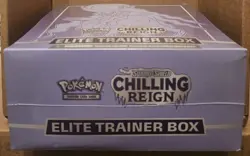 2021 POKEMON S & S CHILLING RAIN ELITE TRAINER NEW FACTORY SEALED SHADOW CALYREX - Image 4