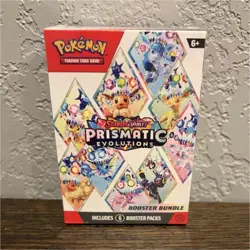 Pokemon TCG Prismatic Evolutions Booster Bundle Box 6 Packs 2025 - Image 1