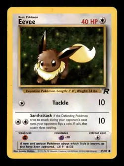 Eevee 55/82 Common Pokemon Team Rocket Common Unlimited - Image 1