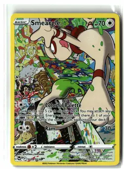 Smeargle ⭐ TG10/TG30 Holo Silver Tempest Trainer Gallery Pokemon NM - Image 1