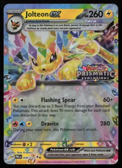 Jolteon ex 030/131 Holo Promo Surprise Box Stamp Prismatic Evolutions Pokemon NM - Image 1