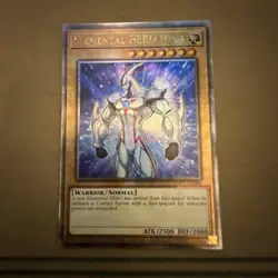 1x Elemental HERO Neos Quarter Century Secret Rare TN23-EN006 Near Mint YuGiOh - Image 1