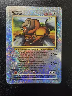 Pokemon TCG Tauros 65/110 Legendary Collection Reverse Holo LP - Image 1