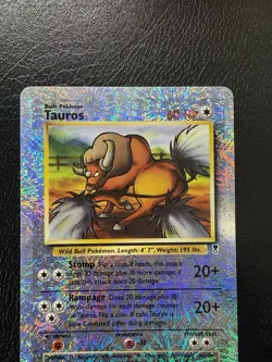 Pokemon TCG Tauros 65/110 Legendary Collection Reverse Holo LP - Image 2